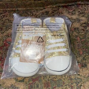 Fake sparkly baby converse from amazon. New in package